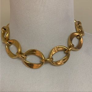 Vintage CHANEL chain link choker necklace